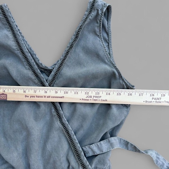 cloth & stone Washed green Sleeveless Romper - Picture 5 of 6